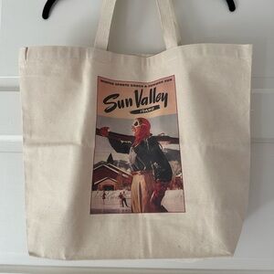 Sun Valley canvas tote bag